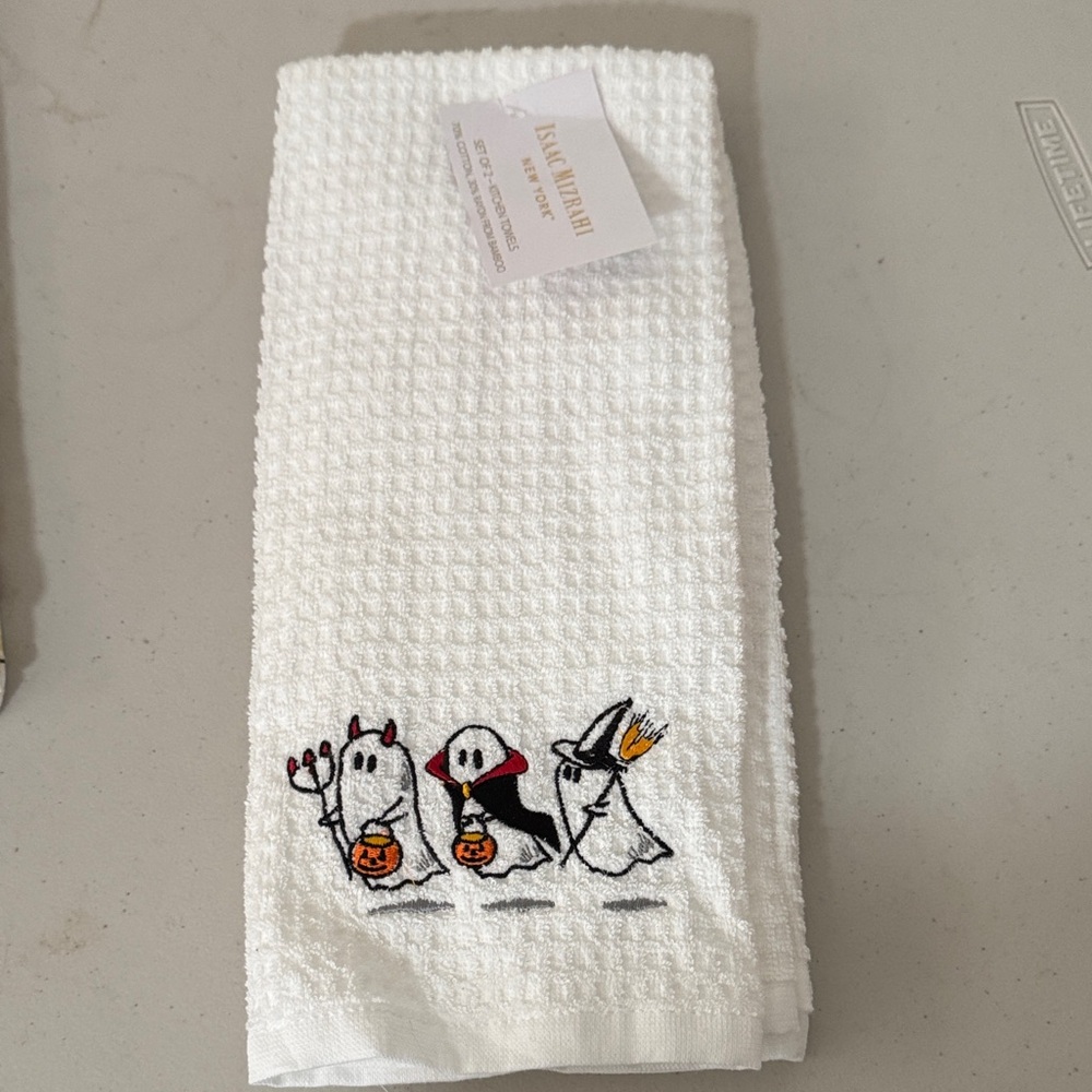 Halloween Ghosts Kitchen Towels